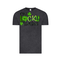 Vintage Black st. Patrick's day one lucky teacher Vintage Tee - RanaPortraitStore