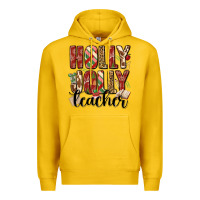 Lemon holly jolly teacher Premium Hoodie - MaliasSmallBusiness