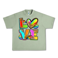 Oil Green love pride Urban Heavy Tee - Zillion Design Studio