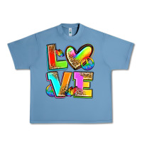 Pebble Blue love pride Urban Heavy Tee - Zillion Design Studio
