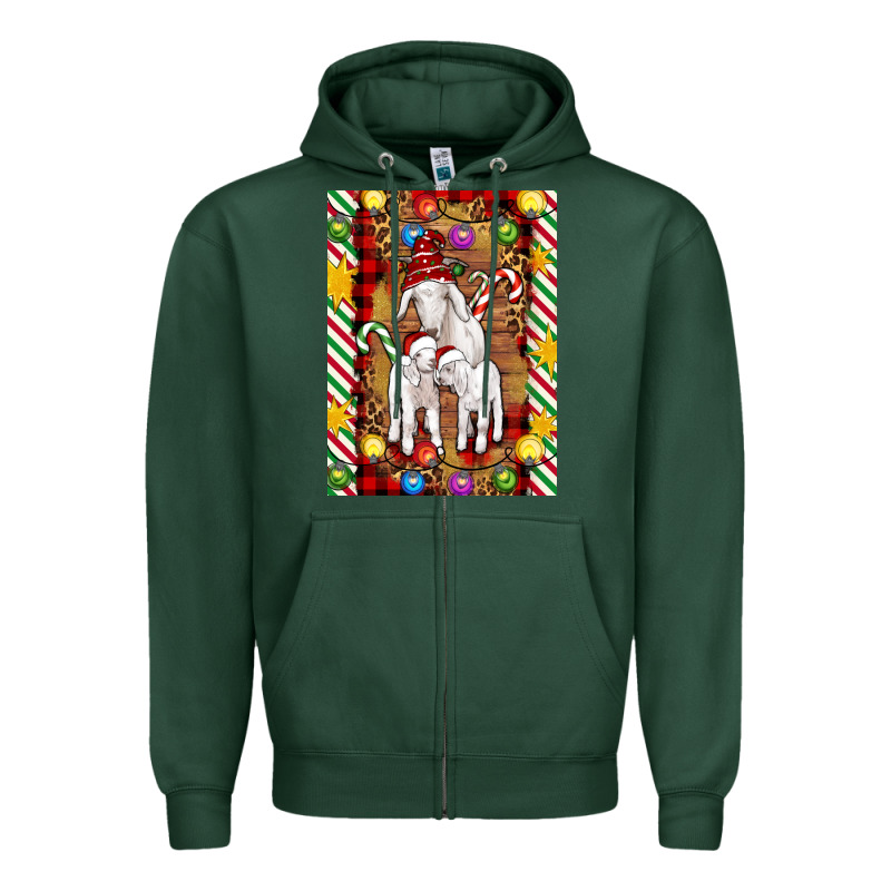 Christmas Goat Family Zipper Hoodie by Artiststas | Teevron