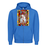 True Royal Christmas goat family Zipper Hoodie - Artiststas