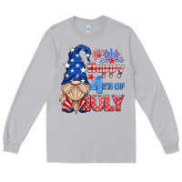 Moon Dust happy 4th of july gnome Long Sleeve Tee - HRA Design Shop