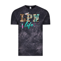 Cloud Black western nurse lpn  life Vintage Tee - BarkalooDesign