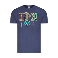 Vintage Denim western nurse lpn  life Vintage Tee - BarkalooDesign