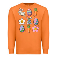 Carrot easter doodles Premium Sweatshirt - MaliasSmallBusiness