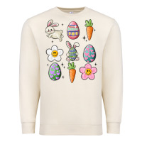 Sandshell easter doodles Premium Sweatshirt - MaliasSmallBusiness