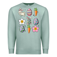 Seafoam easter doodles Premium Sweatshirt - MaliasSmallBusiness