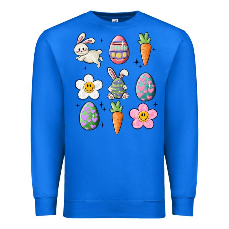 Easter Doodles Premium Sweatshirt by MaliasSmallBusiness | Teevron