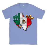 Colony Blue mexica texas Classic Tee - CowhideDigitalArt
