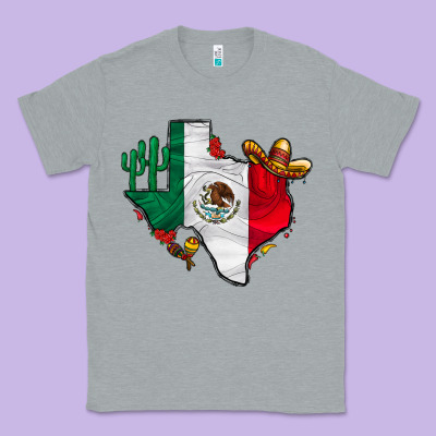 Mexica Texas Classic Tee Designed By Cowhidedigitalart