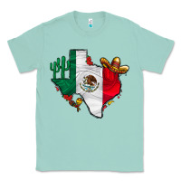 Seafoam mexica texas Classic Tee - CowhideDigitalArt