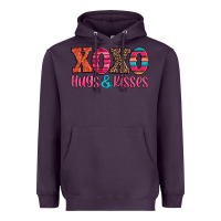 Plum xoxo hugs and kisses Heavyweight Hoodie - Jasminsmagicworld