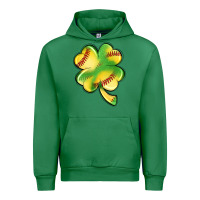 Emerald st. patrick's day clover softball Urban Hoodie - Artiststas