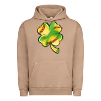Pigment Burro st. patrick's day clover softball Urban Hoodie - Artiststas