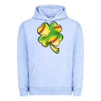 Pigment Grape Ice st. patrick's day clover softball Urban Hoodie - Artiststas