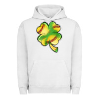 Pigment Lunar Rock st. patrick's day clover softball Urban Hoodie - Artiststas