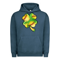Pigment Midnight Navy st. patrick's day clover softball Urban Hoodie - Artiststas