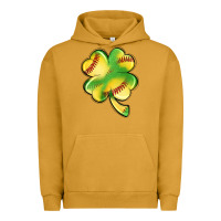 Pigment Peanut Butter st. patrick's day clover softball Urban Hoodie - Artiststas