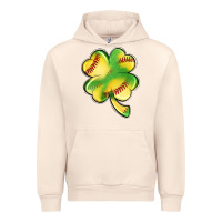 Sandshell st. patrick's day clover softball Urban Hoodie - Artiststas