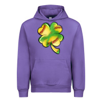 Tulip st. patrick's day clover softball Urban Hoodie - Artiststas