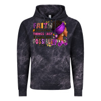 Cloud Black Faith it does not make things easy Vintage Hoodie - RanaPortraitStore