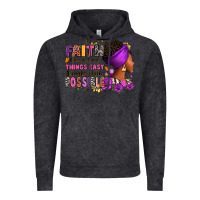 Vintage Black Faith it does not make things easy Vintage Hoodie - RanaPortraitStore