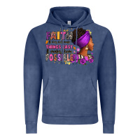 Vintage Denim Faith it does not make things easy Vintage Hoodie - RanaPortraitStore