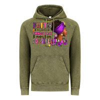 Vintage Olive Faith it does not make things easy Vintage Hoodie - RanaPortraitStore