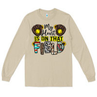 Mushroom my heart is on that field Long Sleeve Tee - CowhideDigitalArt