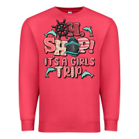 Cardinal oh ship it's a girls trip Premium Sweatshirt - MaliasSmallBusiness