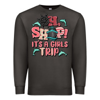 Smoke oh ship it's a girls trip Premium Sweatshirt - MaliasSmallBusiness