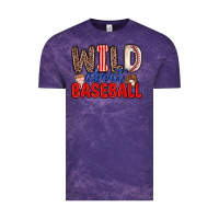 Cloud Purple wild about baseball Vintage Tee - Zillion Design Studio