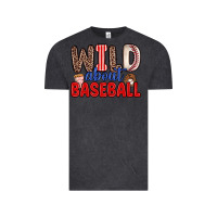Vintage Black wild about baseball Vintage Tee - Zillion Design Studio