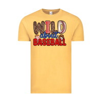 Vintage Mustard wild about baseball Vintage Tee - Zillion Design Studio