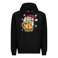 Black christmas beer Premium Hoodie - MaliasSmallBusiness