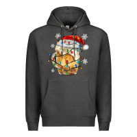 Charcoal Heather christmas beer Premium Hoodie - MaliasSmallBusiness