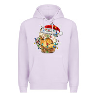 Lilac christmas beer Premium Hoodie - MaliasSmallBusiness
