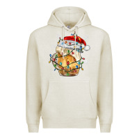 Oatmeal Heather christmas beer Premium Hoodie - MaliasSmallBusiness