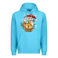 Ocean Blue christmas beer Premium Hoodie - MaliasSmallBusiness
