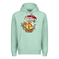 Seafoam christmas beer Premium Hoodie - MaliasSmallBusiness