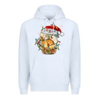 White christmas beer Premium Hoodie - MaliasSmallBusiness