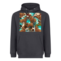 Smoke astec cowhide highlands cow Heavyweight Hoodie - BarkalooDesign