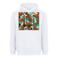 White astec cowhide highlands cow Heavyweight Hoodie - BarkalooDesign