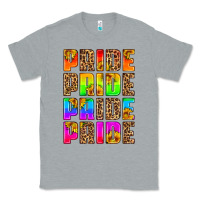 Heather Grey pride pride pride pride Classic Tee - HRA Design Shop