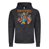 Vintage Black Football life afro girl sneakers Vintage Hoodie - RanaPortraitStore