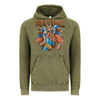 Vintage Olive Football life afro girl sneakers Vintage Hoodie - RanaPortraitStore