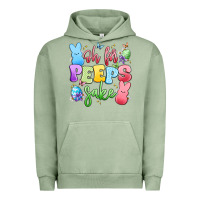 Pigment Oil Green oh for peeps sake Urban Hoodie - Artiststas