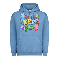 Pigment Pebble Blue oh for peeps sake Urban Hoodie - Artiststas