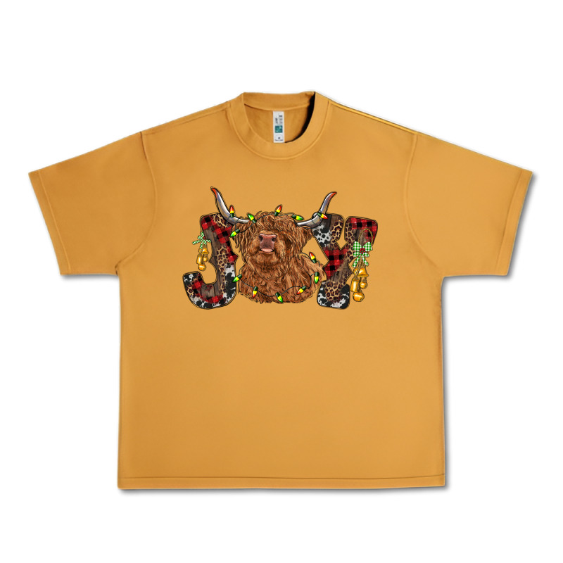 Joy Highland Cow Urban Heavy Tee by RanaPortraitStore | Teevron